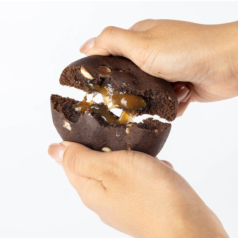 Chocolate Brownie Loaded with Salted Caramel 100g - Protein Cookies