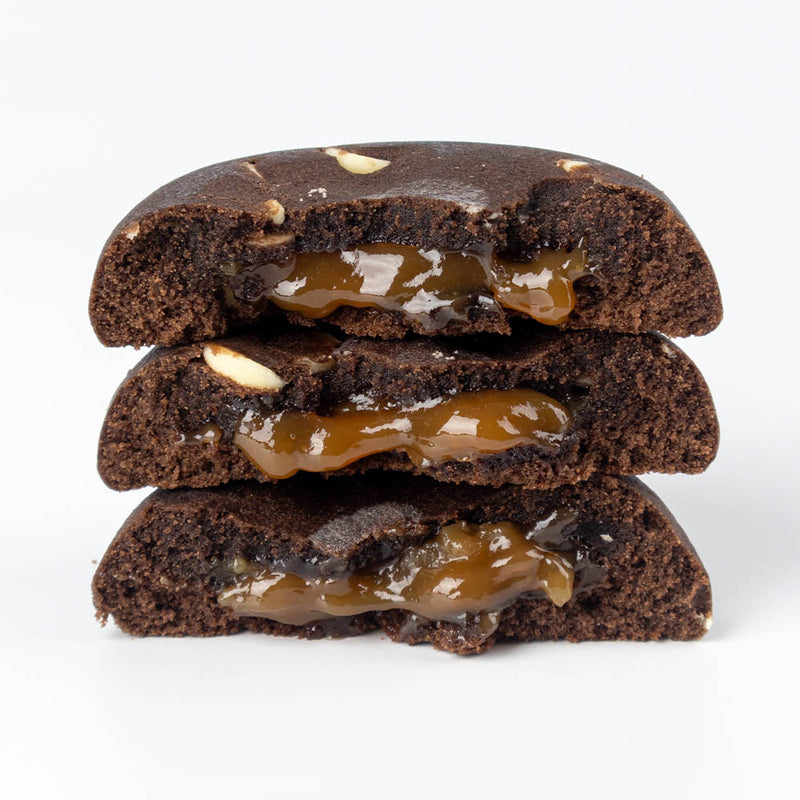 Chocolate Brownie Loaded with Salted Caramel 100g x 10 - Protein Cookies