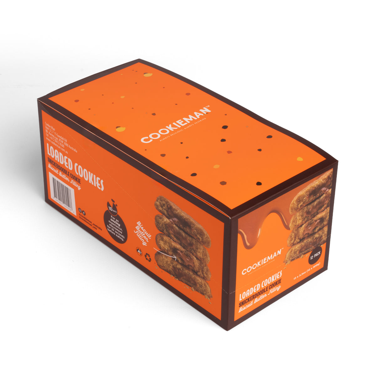Snickerdoodle Loaded Cookies 100g x 12 - Ambient Loaded