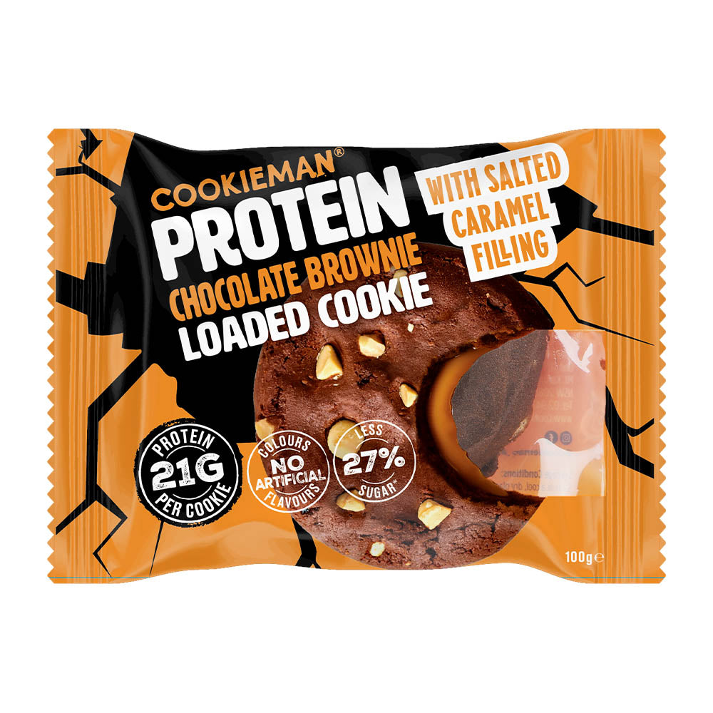 Chocolate Brownie Loaded with Salted Caramel 100g - Protein Cookies