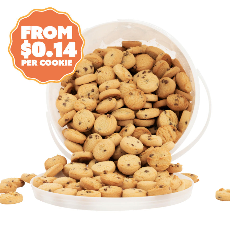 Choc Chip Cookies 2.2kg - Bite Size Biscuits