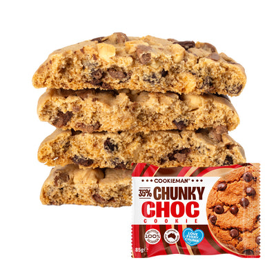 35% Chunky Choc 85g - Bakehouse Cookies
