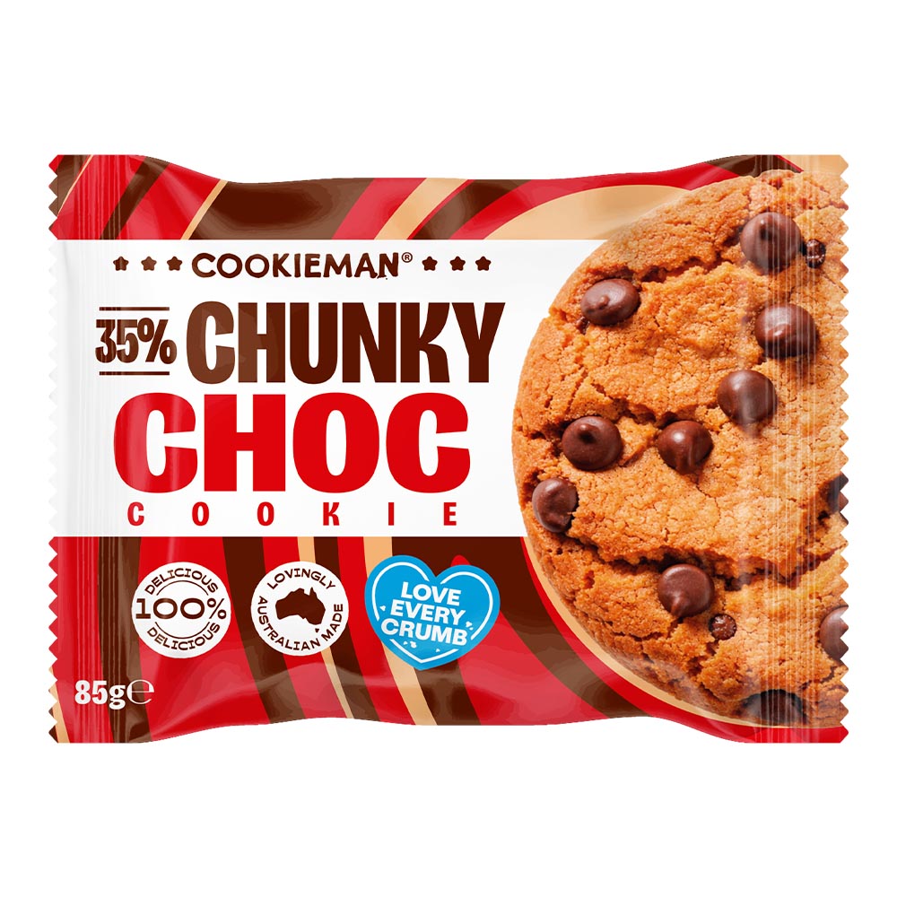 35% Chunky Choc 85g - Bakehouse Cookies