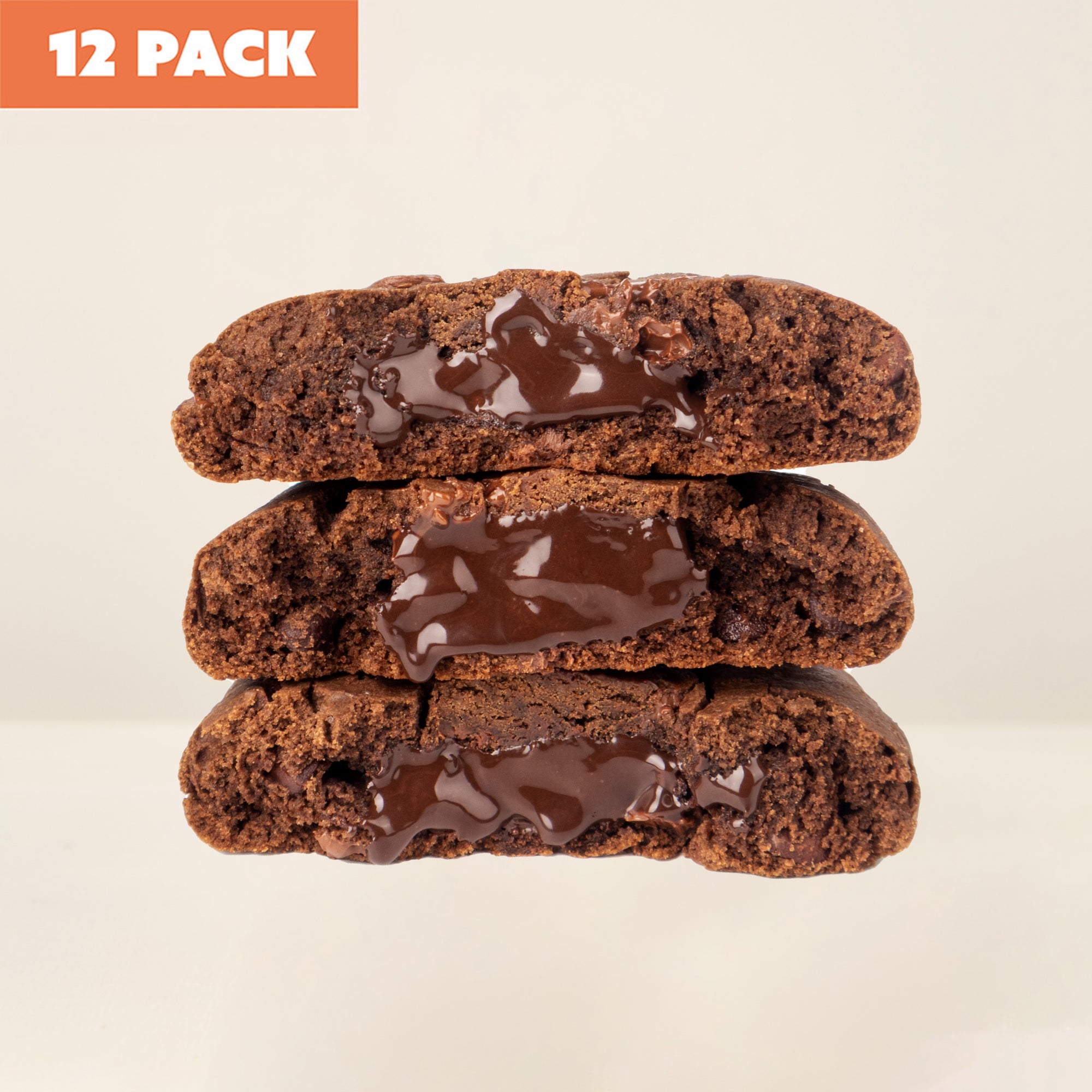 Double Choc Brownie Loaded Cookies 100g x 12 - Ambient Loaded