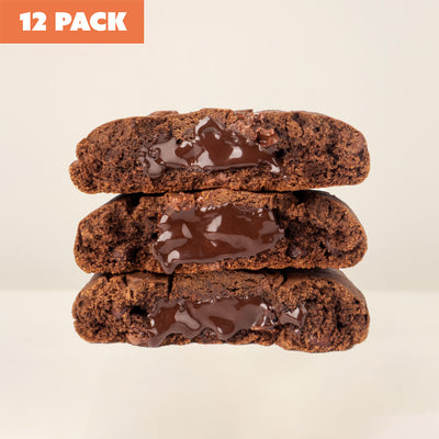 Double Choc Brownie Loaded Cookies 100g x 12 - Ambient Loaded