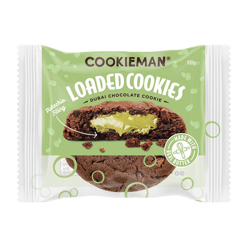 Dubai Chocolate Loaded Cookies 100g