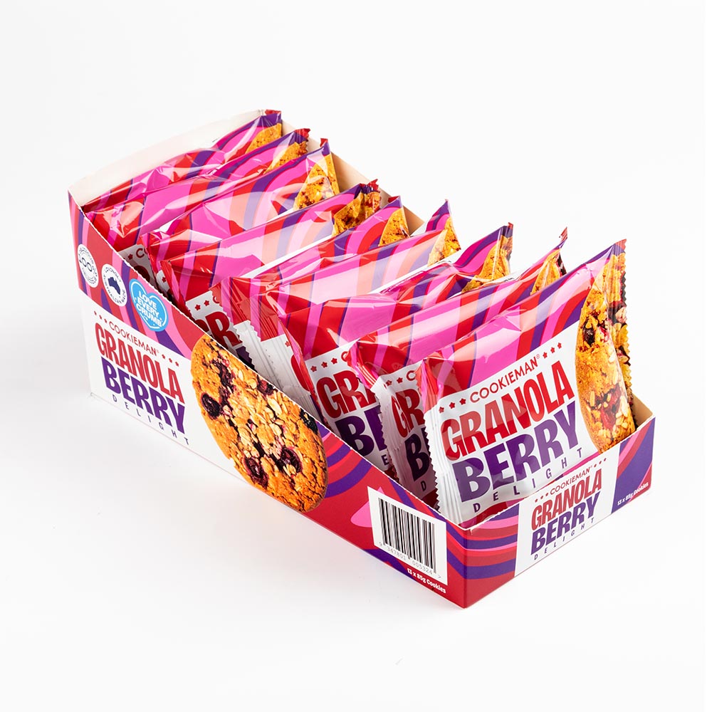 Granola Berry 85g x 12 - Bakehouse Cookies