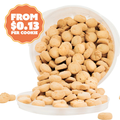 Honey Macadamia Shortbread Cookies 2.3kg - Bite Size Biscuits