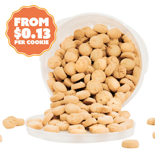 Honey Macadamia Shortbread Cookies 2.3kg - Bite Size Biscuits