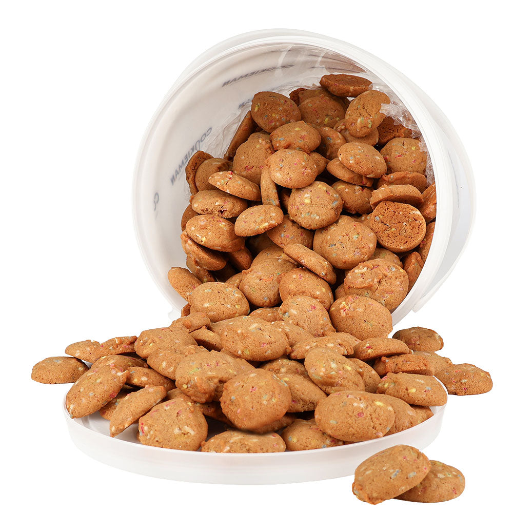 Gingerbread Biscuits Bucket 1.9kg - Bite Size Biscuits