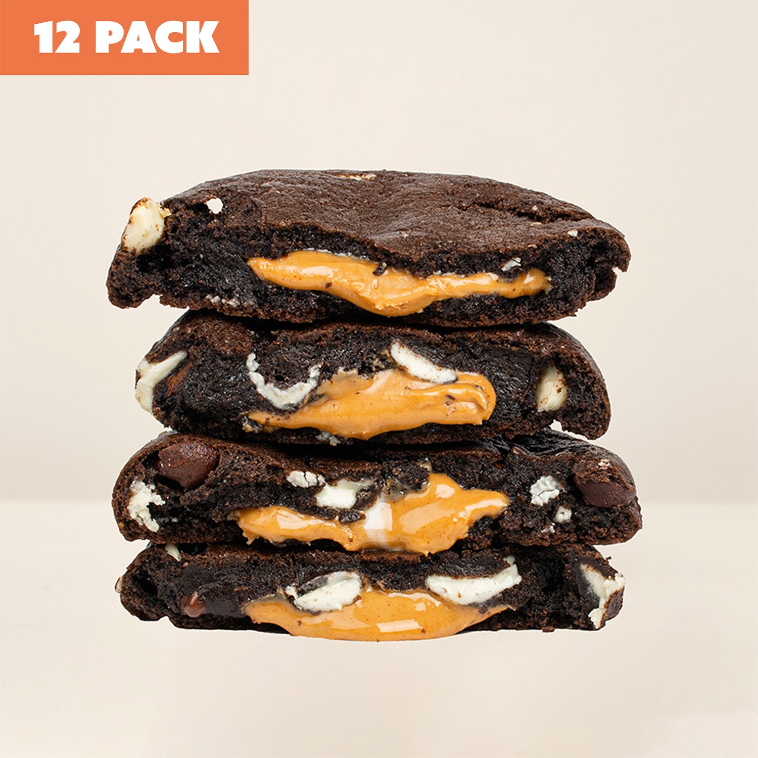 Peanut Butter Cup Loaded Cookies 100g x 12 - Ambient Loaded