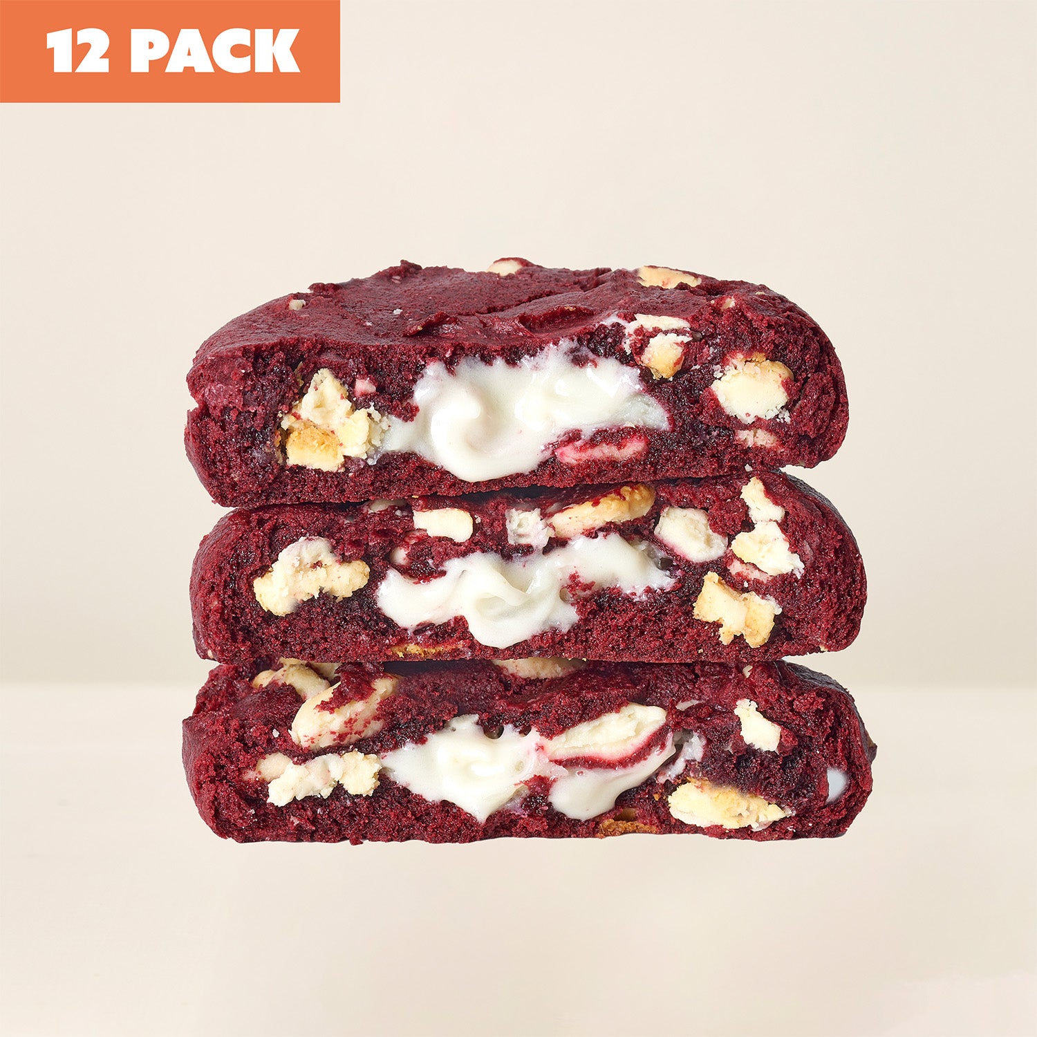 Red Velvet Loaded Cookies 100g x 12 - Ambient Loaded