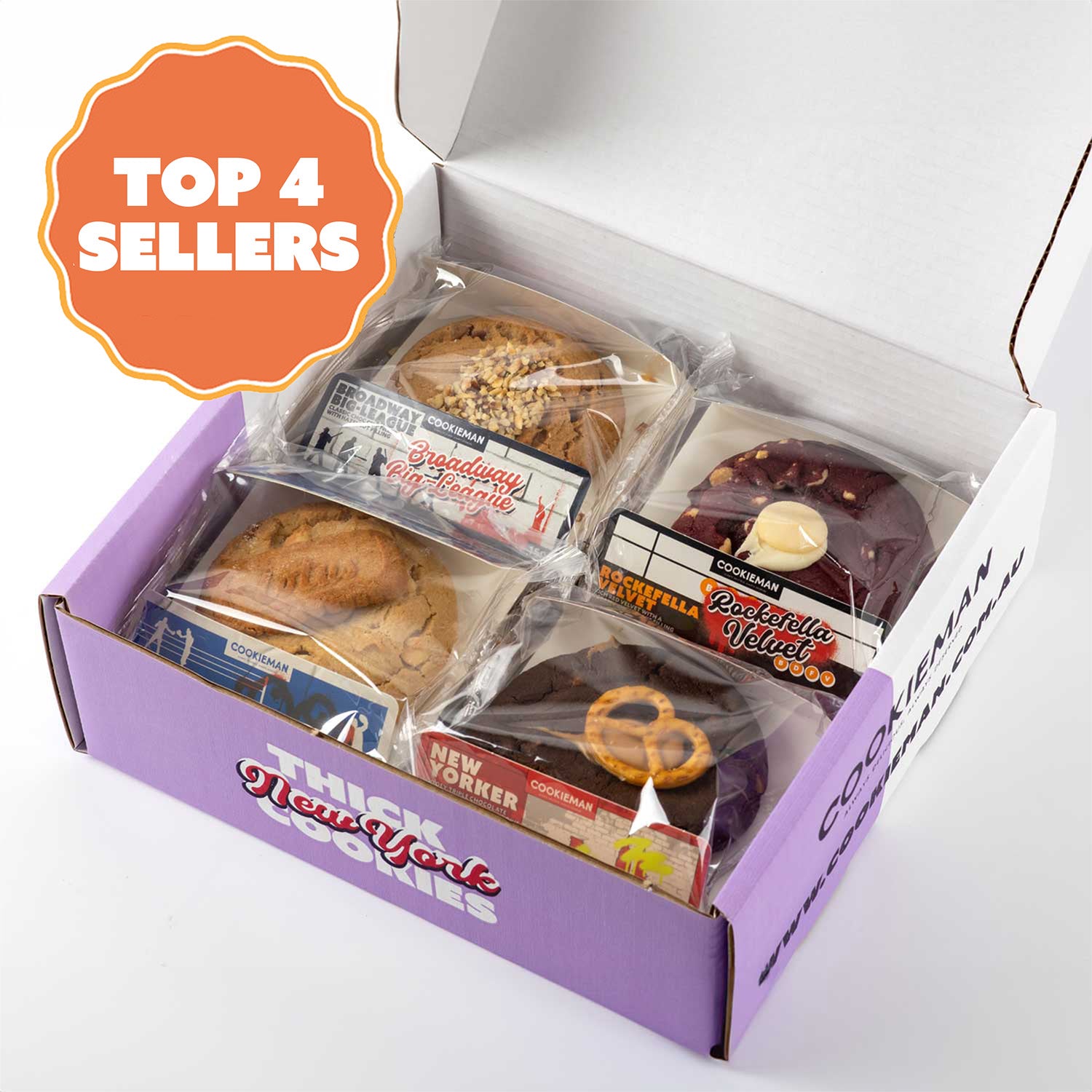 NY Style Cookie - Favourites 8 Pack