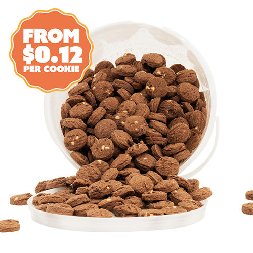 Triple Chocolate Cookies 2.5kg - Bite Size Biscuits